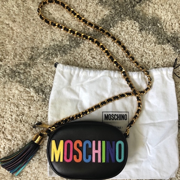 moschino rainbow belt